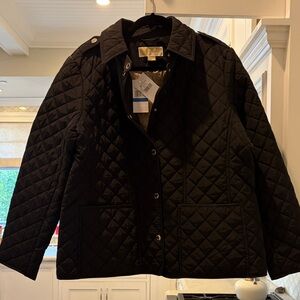 Michael Kors Black Quilted Jacket